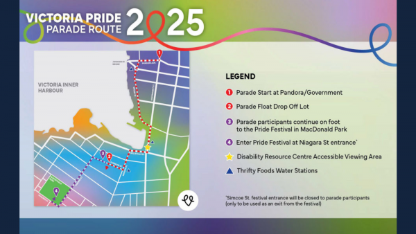 Pride Parade 2025 route