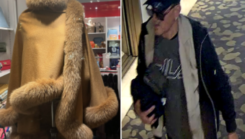 Fur shawl and suspect