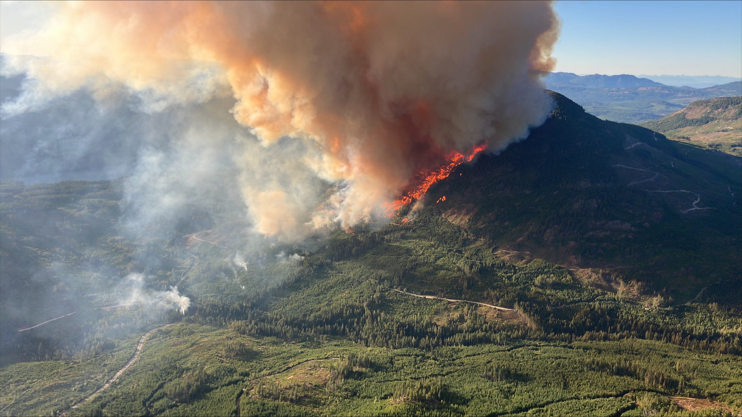 Mount Underwood Fire August 11 2025